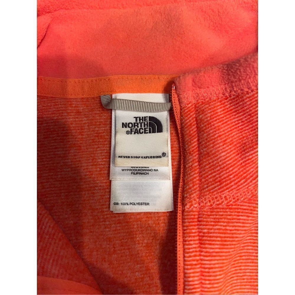 The North Face Jacket Womens Size Large Orange Quarter Zip Long Sleeve - Picture 5 of 6
